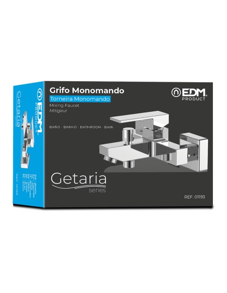 Grifo monomando de bañera empotrado serie getaria