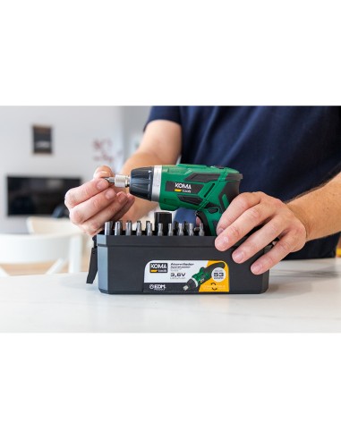 Atornillador a bateria reversible 3,6 v litio...