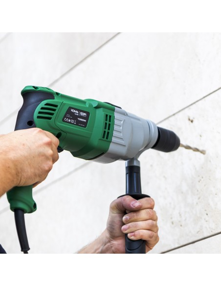 Taladro percutor 1050w 13x39x26cm koma tools