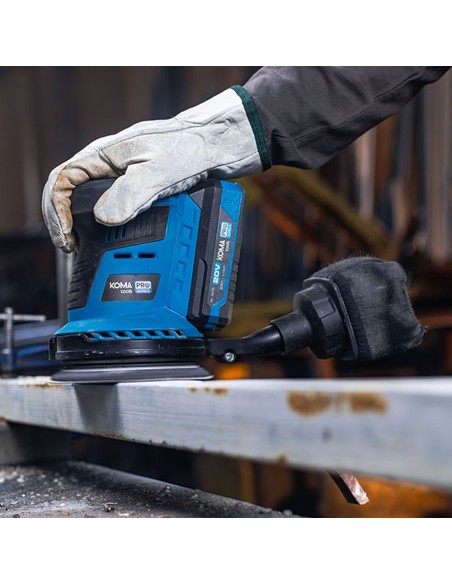 Lijadora excentrica 20 v brushless (sin batería ni cargador) 13x30x15cm