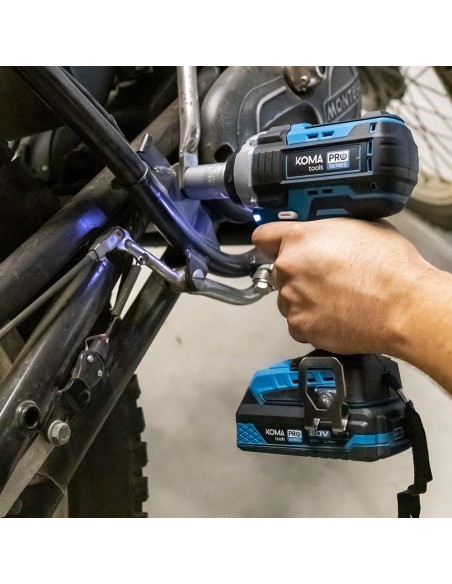 Llave de impacto 20 v brushless 280 nm (sin batería ni cargador)