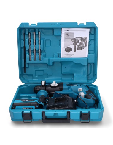 Kit maletin martillo perforador 20 v con 1...