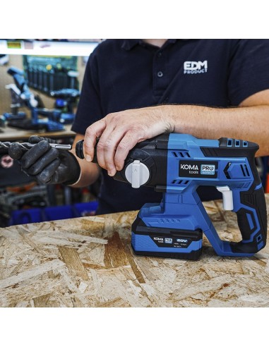 Kit maletin martillo perforador 20 v con 1...