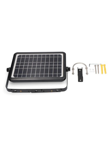 Aplique solar 10w 1150lm recargable. sensor...