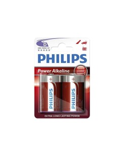 Pila alkalina power alkaline d - lr20 1,5v (blister 2 uds) ø34,2 x 61,5 mm