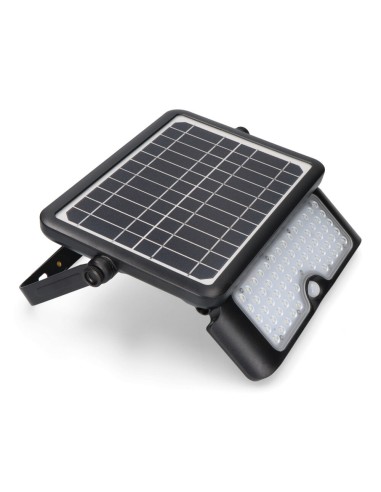 Aplique solar 10w 1150lm recargable. sensor...