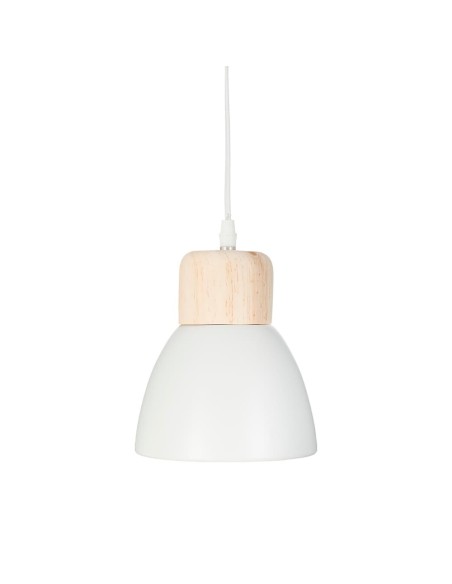 Lámpara de techo blanco e14 19 x 15 cm bombilla no incluida