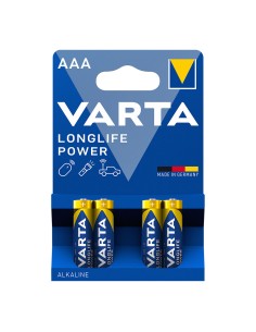 Pila alkalina longlife power aaa - lr03 (blister 4 uds) ø10,5x44,5mm