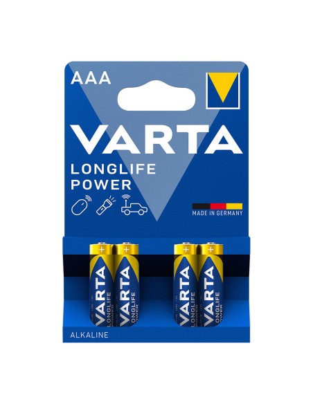 Pila alkalina longlife power aaa - lr03 (blister 4 uds) ø10,5x44,5mm