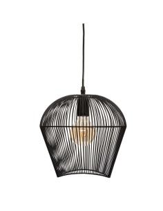 Lámpara de techo color negro e27 coleccion 'jena' 26 x 25 cm