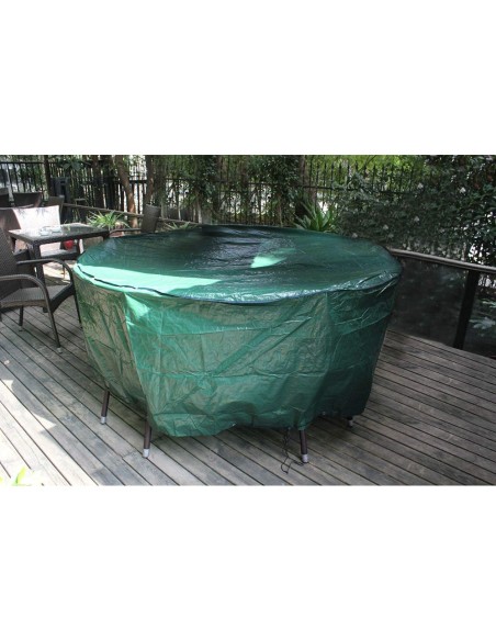 Funda de protección. cubre mesa y sillas ø205x90cm 100g/m²