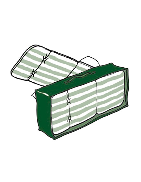 Funda de protección cubre colchonetas 37x128x57cm 100g/m²