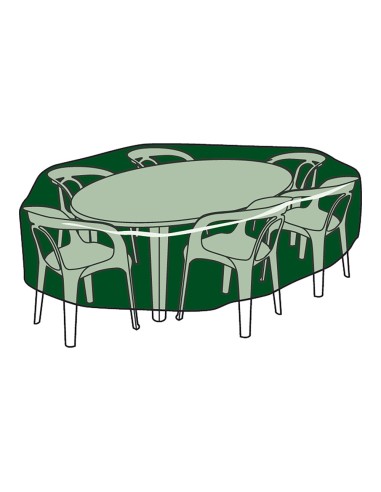 Funda de protección. cubre mesa y sillas ø120x90cm 100g/m²