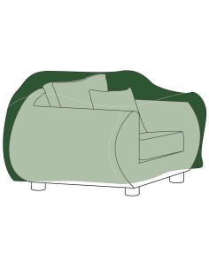 Funda de protección cubre sillón 130x90x70cm 240g/m²