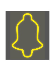 Figura campana flexiled 71cm blanco calido