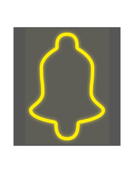 Figura campana flexiled 71cm blanco calido