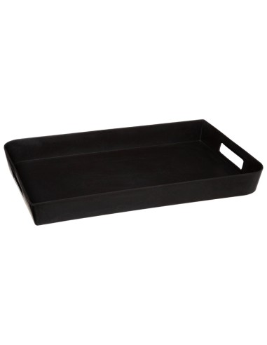 Bandeja de melamina 45x30cm negra coleccion 'noir kitchen'