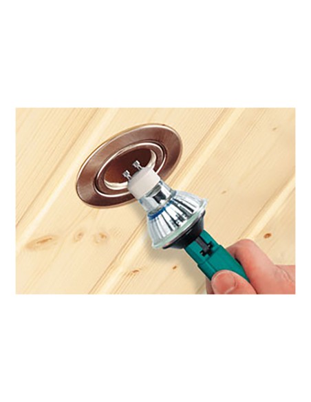 Ventosa para extraer bombillas dicroicas gu10 y mr16 5499000 wolfcraft