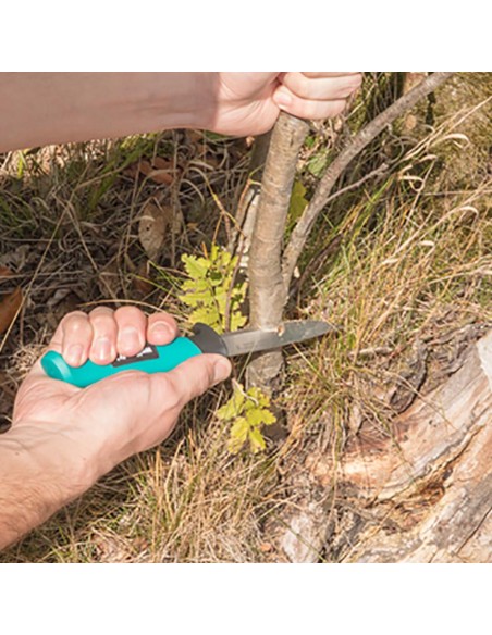 Cuchillo de exterior con estuche 4086000 wolfcraft