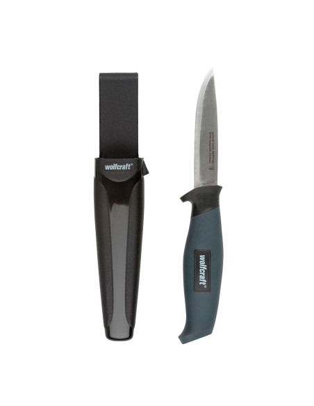 Cuchillo de exterior con estuche 4085000 wolfcraft