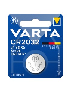 Micro pila de boton lithium cr2032 3v (blister 1 unid.) ø20,0x3,2mm