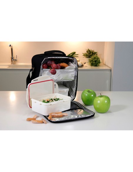 Bolsa porta alimentos tappy max (con tuppers) fagor 20x14,5x26cm