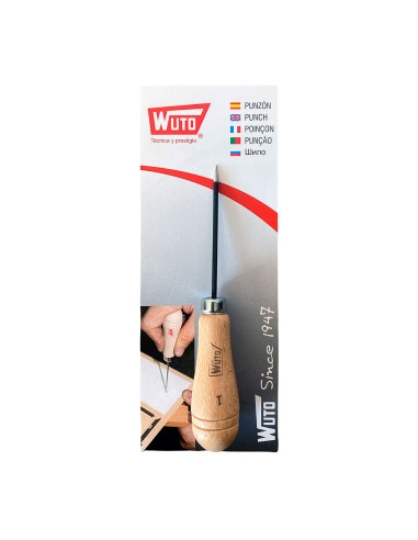 Punzón modelo 1. ø2,7mm y longitud: 80mm. wuto
