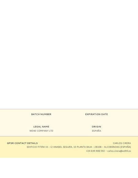 Recambio tapones amarillos wd40