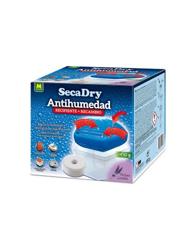 Secadry antihumedad recipiente + recambio 450 g