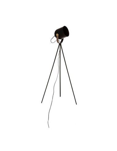 Lampara tripode modelo "action' e27 color negro 136 cm