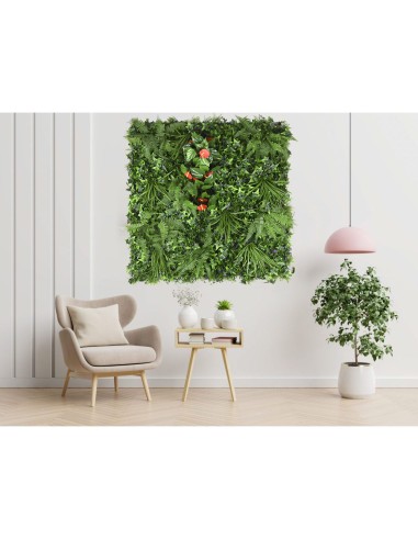 Jardin vertical tropical 1 x 1 m