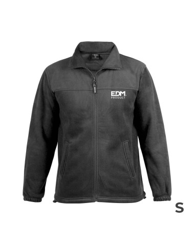 *merchandising* chaqueta polar fleece 280g/m² con cremallera edm talla-s
