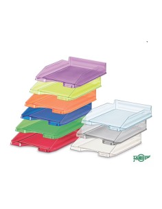 Bandeja sobremesa faibo 93 cristal apilable 350 x 250 x 65 mm 2