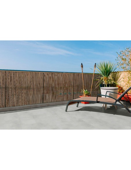 Cañizo sintético fency wick 1x3m marrón oscuro faura