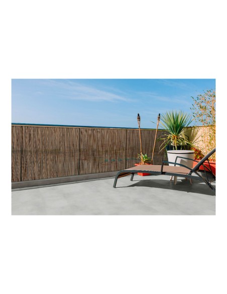 Cañizo sintético fency wick 1x3m marrón oscuro faura