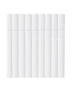 Cañizo oval plasticane color blanco 1x3m faura 2