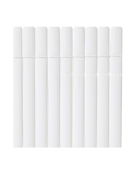 Cañizo oval plasticane color blanco 1x3m faura
