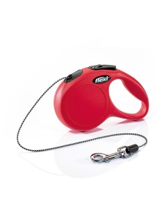 Flexi classic cat cordón especial gatos 3 m de cuerda color rojo