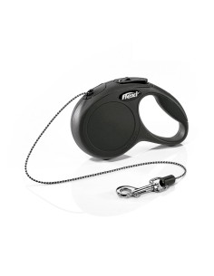Flexi classic cat cordón especial gatos 3 m de cuerda color negro