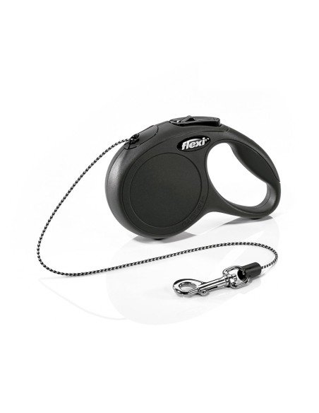Flexi classic cat cordón especial gatos 3 m de cuerda color negro