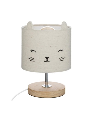 Lámpara de mesa infantil sobremesa 'cat' e14 (bombilla no incluida)