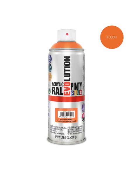 Pintura en spray pintyplus evolution 520 cc fluor naranja f143