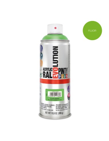 Pintura en spray pintyplus evolution 520 cc fluor verde f136