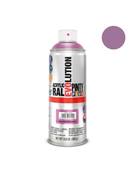 Pintura en spray pintyplus evolution 520 cc ral 4001 rojo lila
