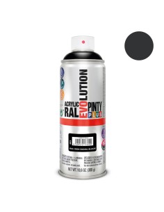 Pintura en spray pintyplus evolution 520 cc ral 9004 negro señales