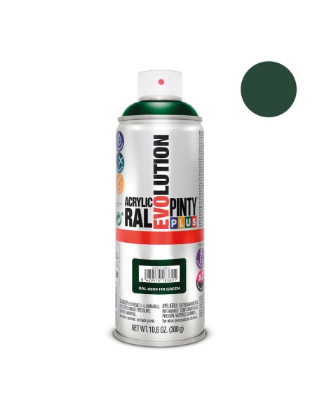 Pintura en spray pintyplus evolution 520 cc ral 6009 verde abeto