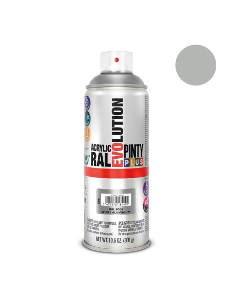 Pintura en spray pintyplus evolution 520 cc ral 9006 aluminio blanco