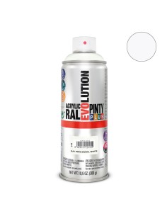 Pintura en spray pintyplus evolution 520 cc ral 9003 blanco señales