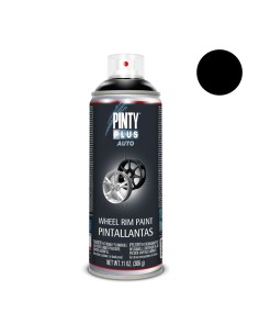 Pintura en spray pintyplus auto 520cc pinta llantas l104 negro