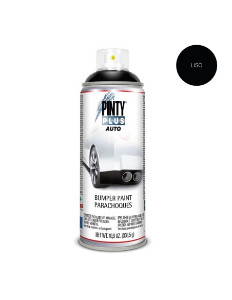 Pintura en spray pintyplus auto 520cc bumper liso negro bl104